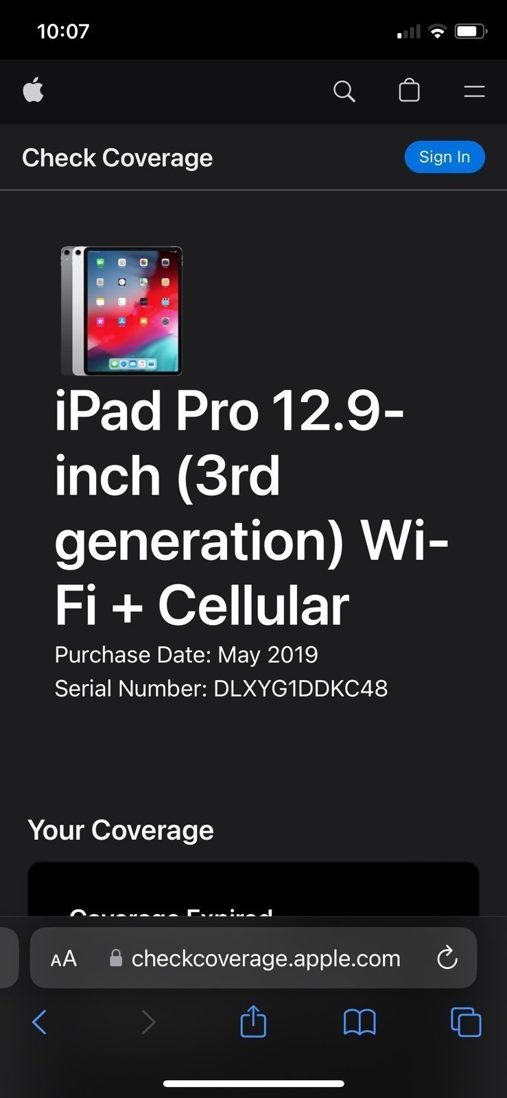 Apple iPad Pro 3rd Generation 12.9 inch + Cellular and Keyboard 8C82