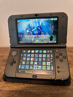 DUAL IPS New Nintendo 3DS XL - Metallic Gray - Comes W/ 128 GB and 3000+ Games