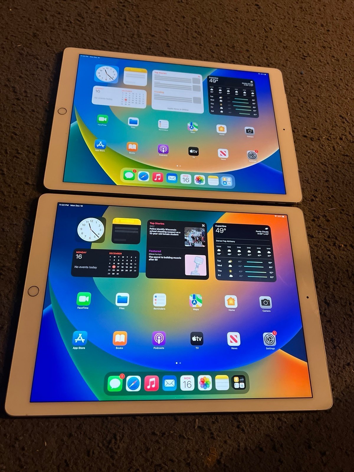 10 Apple iPads pro 12.9 inch 128GB 3L69