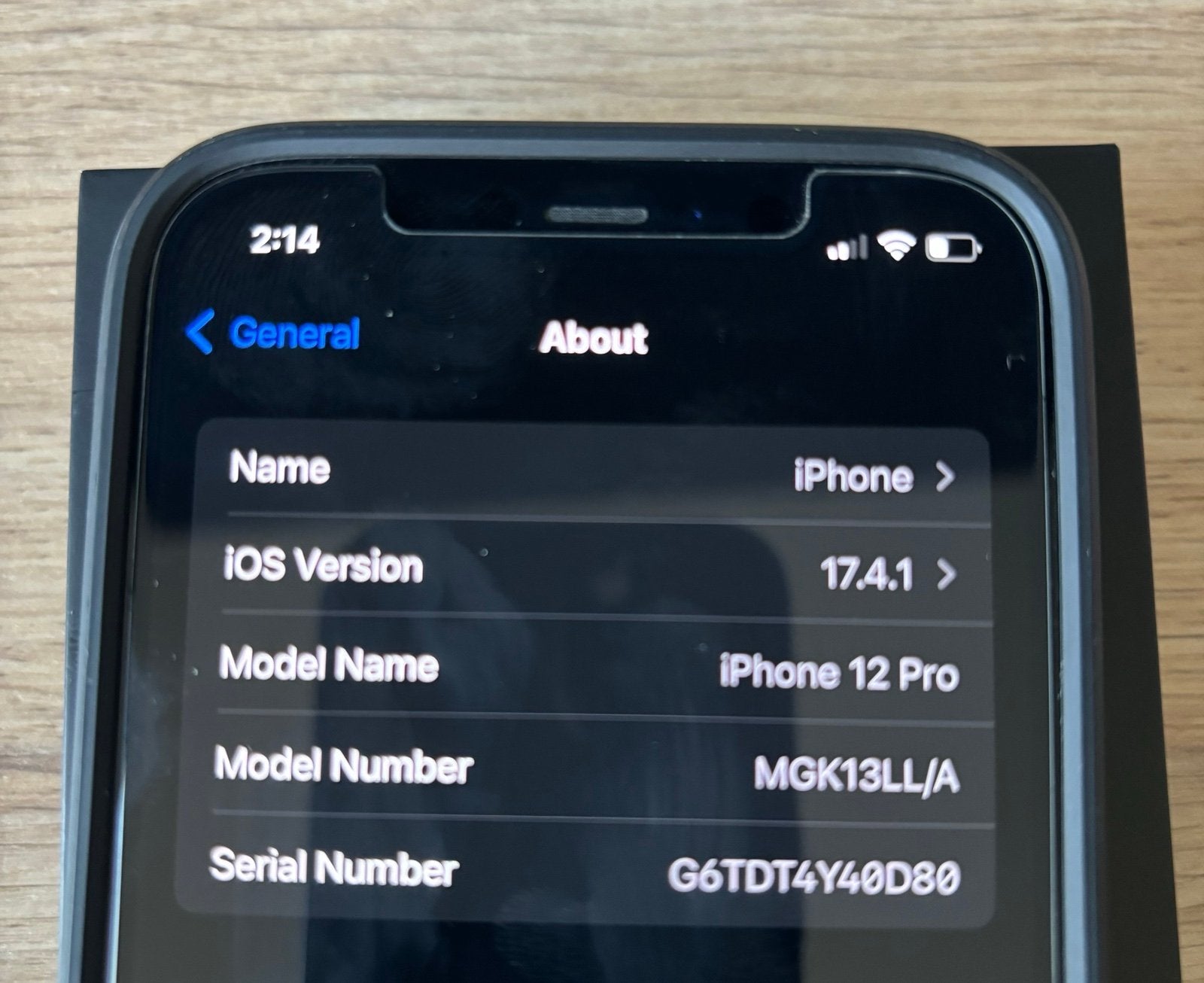Apple iPhone 12 Pro 128 GB in Graphite Unlocked 5Z83