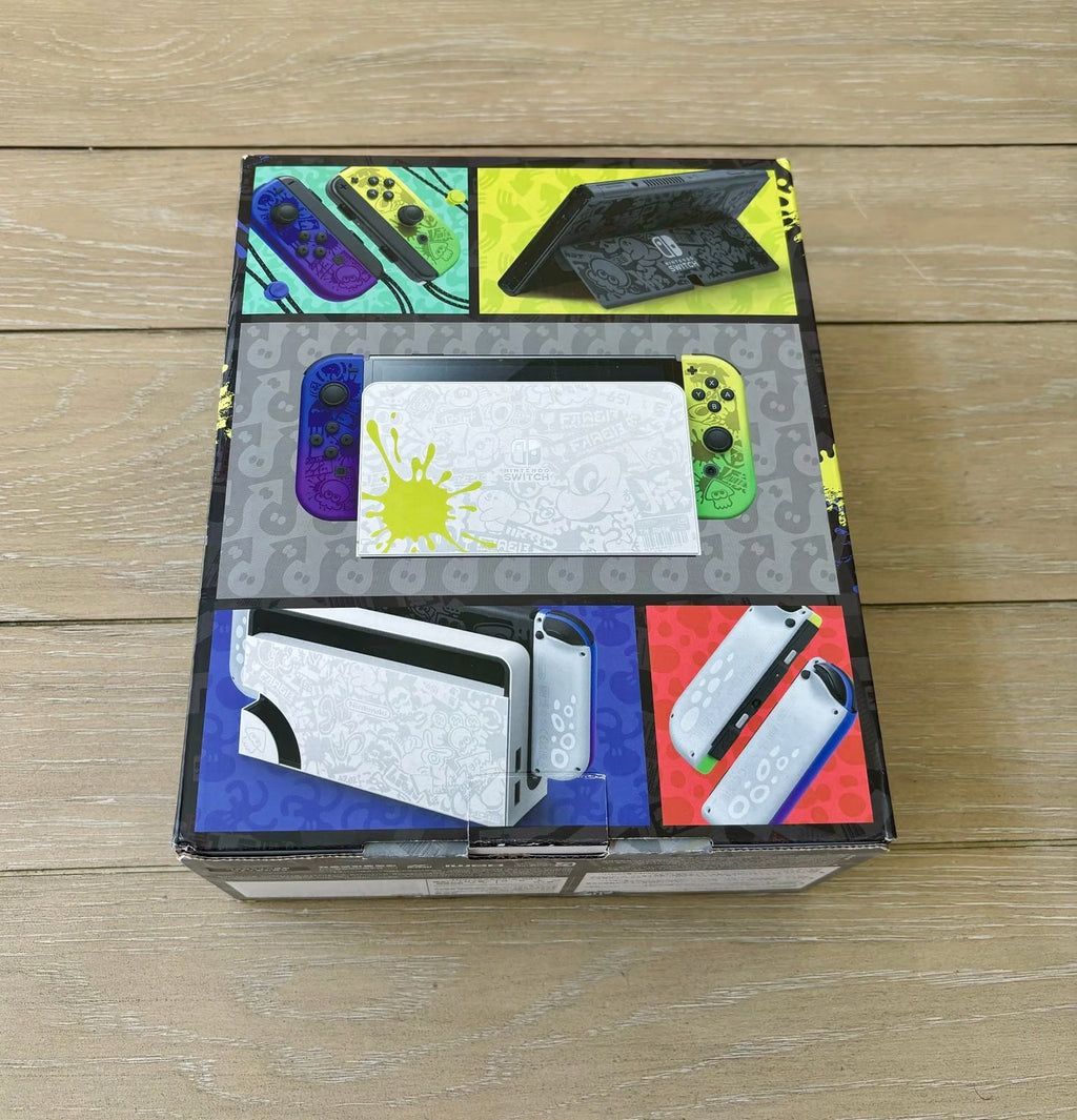 Nintendo Switch 鈥?OLED Model - Splatoon 3 Special Edition Console 5Q99