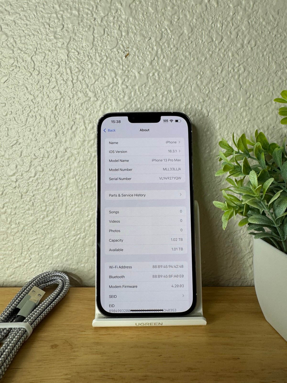 Apple iPhone 13 Pro Max 1TB in Silver for Unlocked 2T21