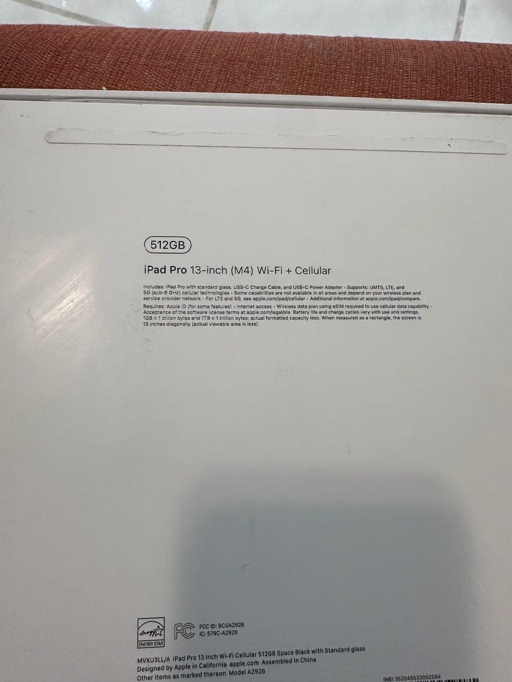 Apple iPad Pro 13�?512GB M4 Cellular with Pencil Pro & Folio 8B85