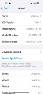 iPhone 14 Pro 256GB 8F19