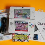 New Nintendo 3DS No. 026 Teal/Blue Mario Embossed Plates, 32GB & 60+ Game