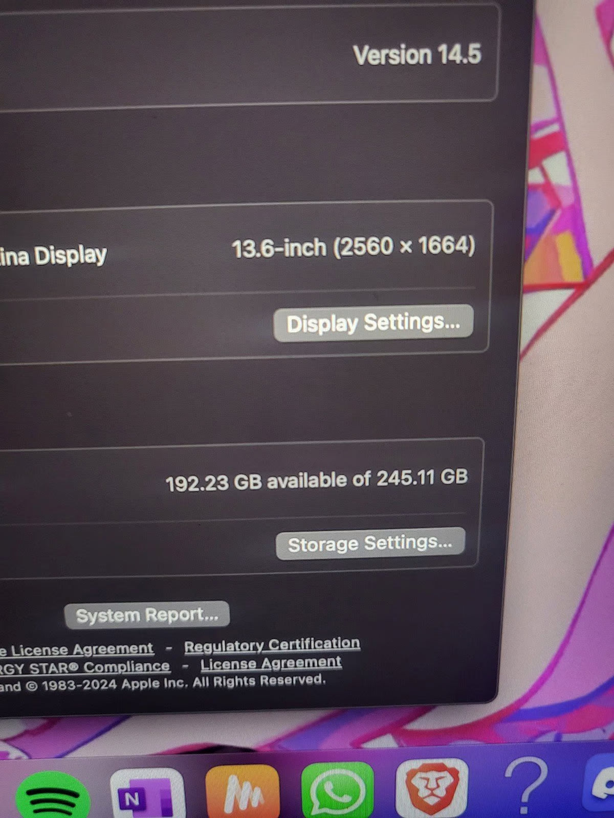 Macbook Air M2 13 inch 1F36