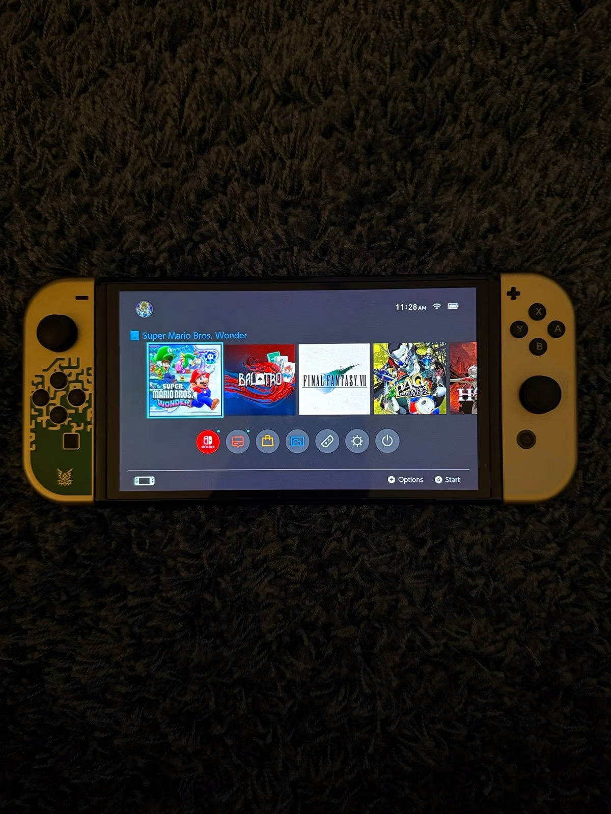 Nintendo Switch OLED Tears of the Kingdom Edition  w/ Super Mario Wonder 3Y53