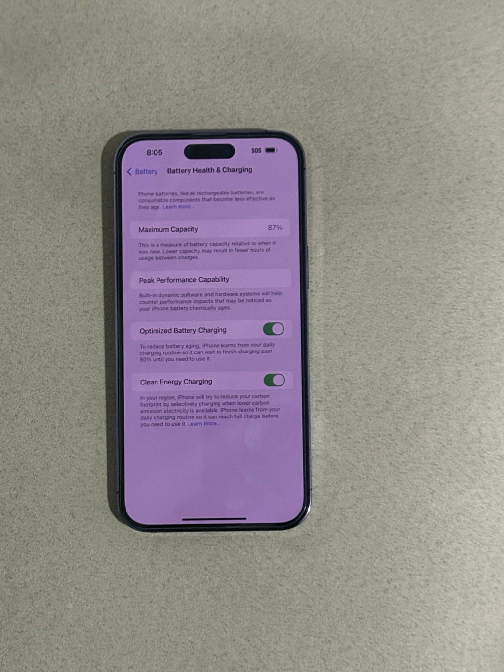 IPhone 14 Pro Max Like New unlocked with new original charger and block 1U57