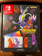 Nintendo Switch Pok茅mon OLED Scarlet and Violet Edition - NEW 3F21