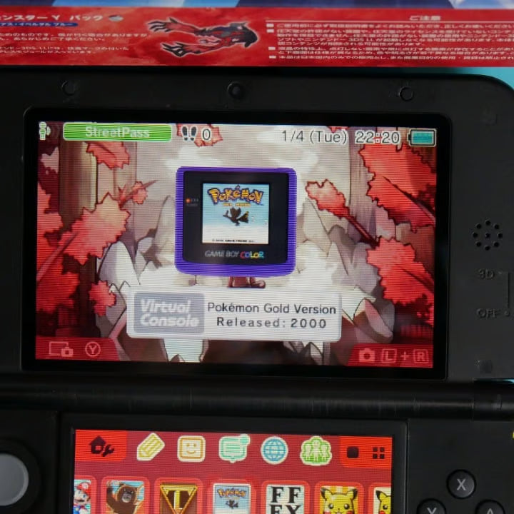 Nintendo 3DS XL Pokemon X and Y Edition 32GB SD, Accessories, Charger, 60+ Games