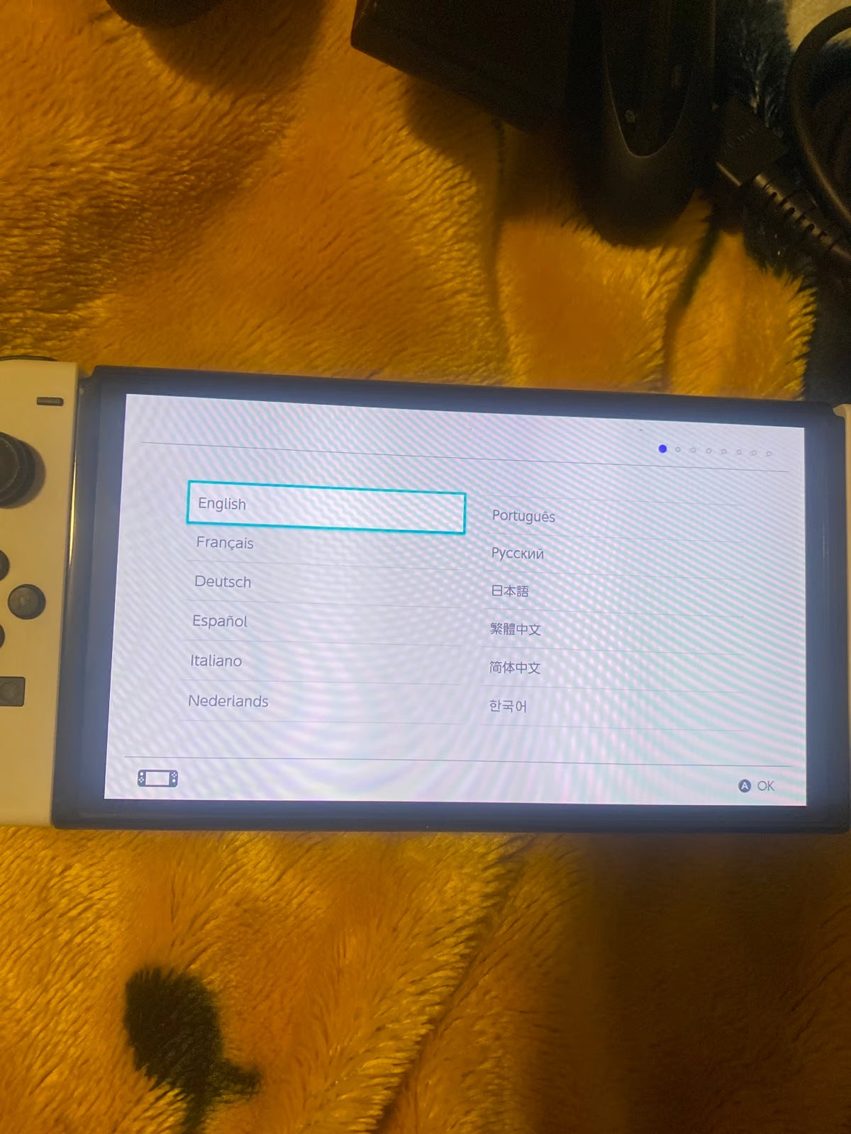 Nintendo switch oled console 7X13