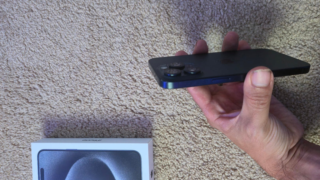 Apple iPhone 15 Pro Max Factory Unlocked (93% Batt) Blue Titanium 256GB 3E17