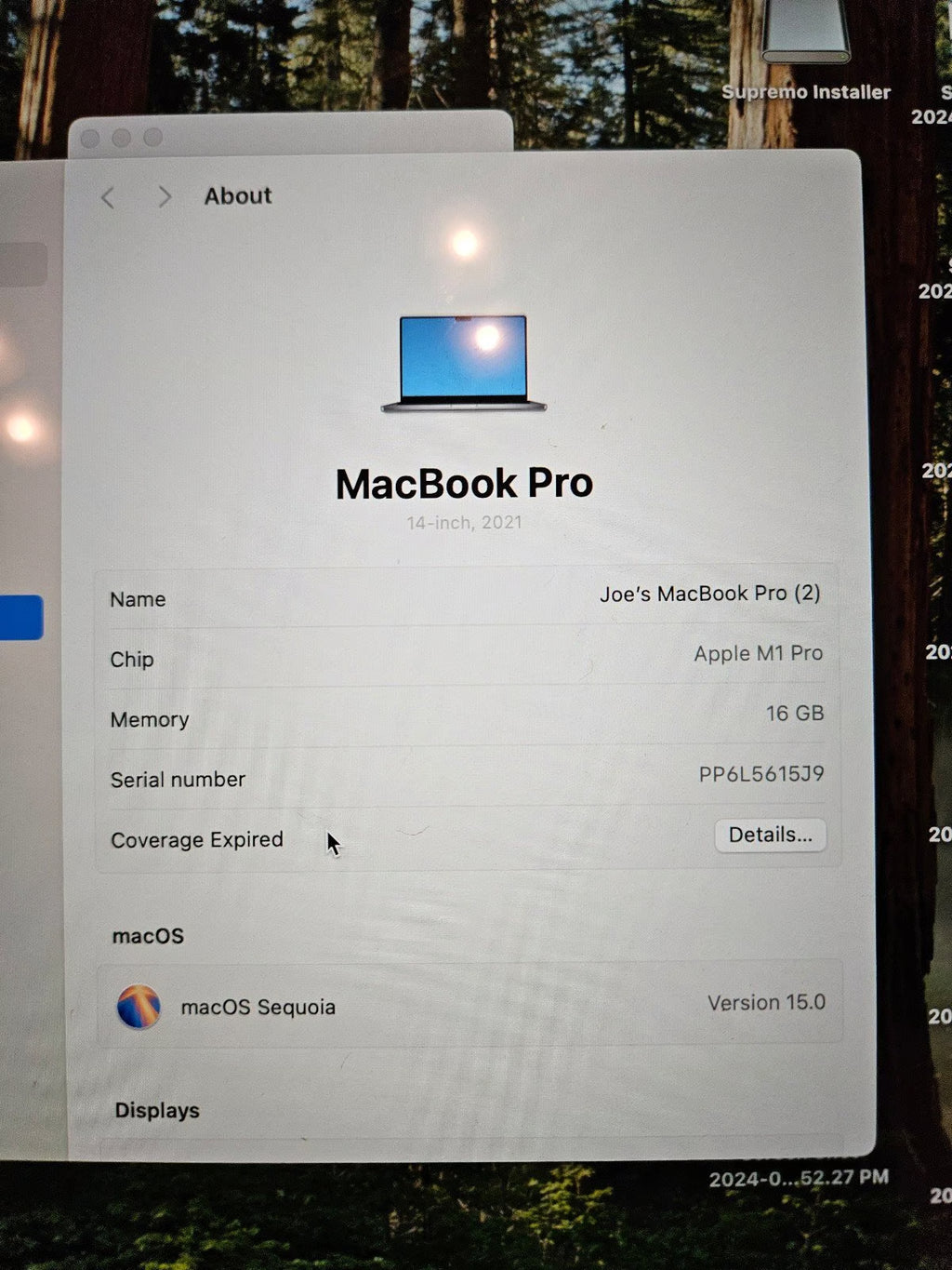 Macbook Pro 2021 6E89