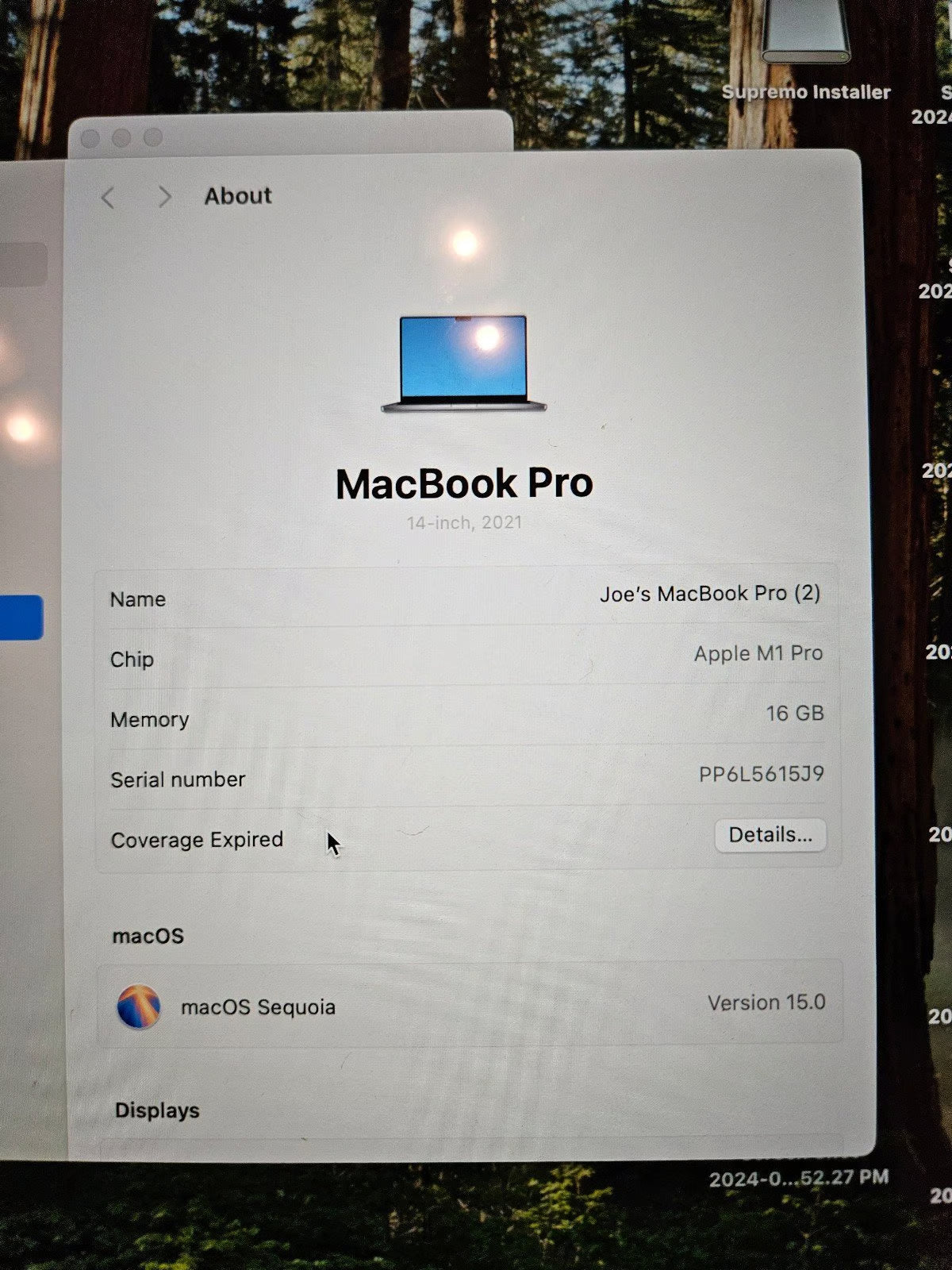 Macbook Pro 2021 6E89