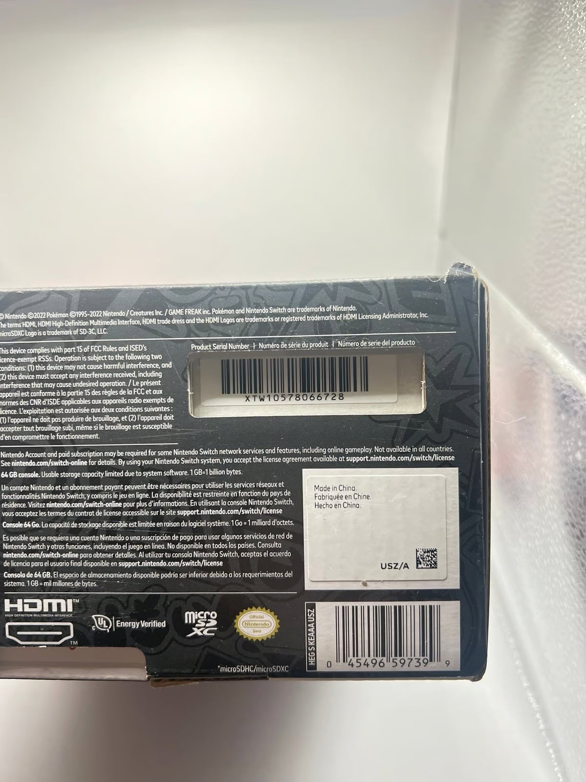 Nintendo switch oled Pokemon Brand New!! Never opened! USA release 8F65