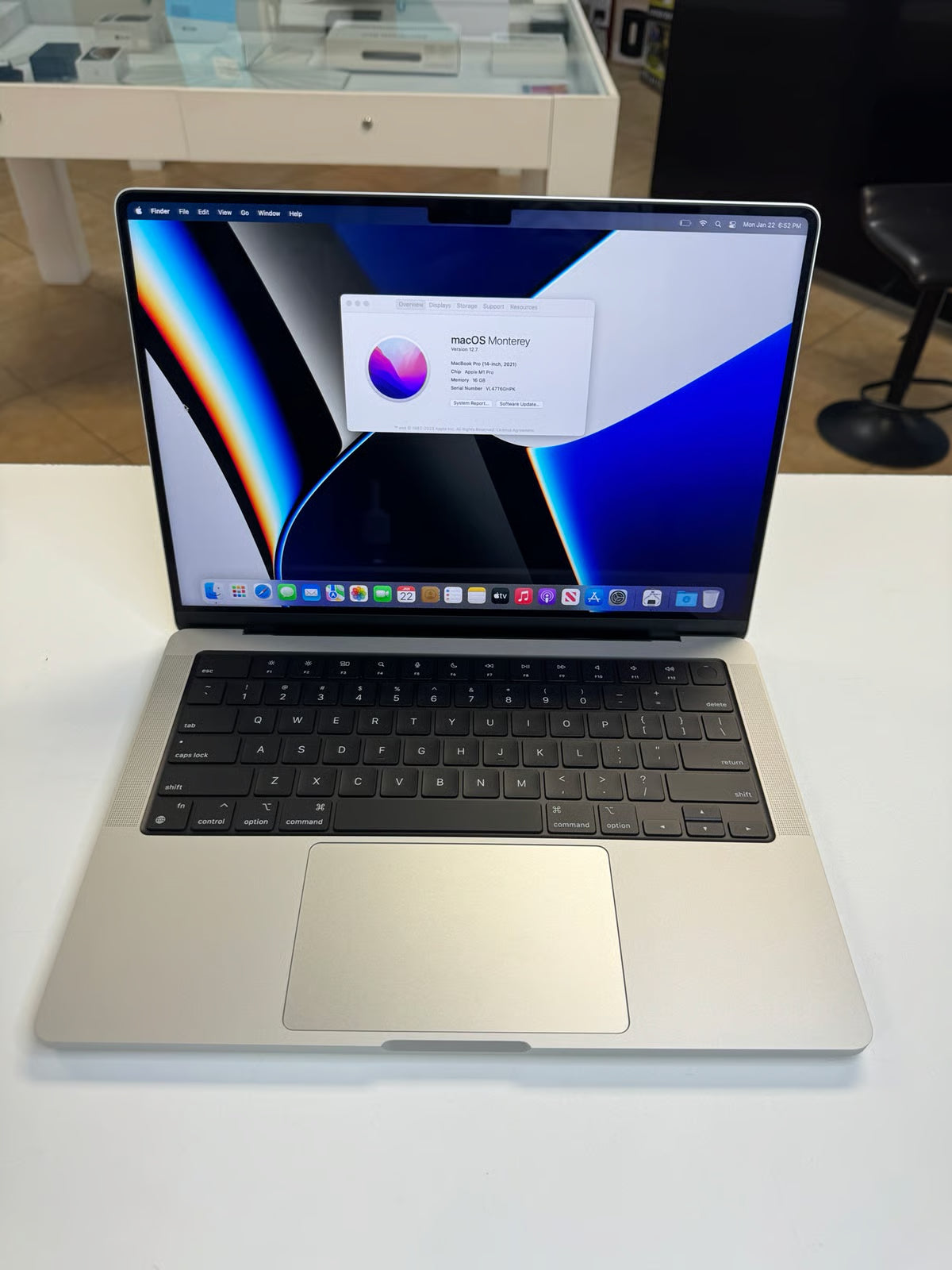 MacBook Pro 14inch M1 Pro Silver New with Final Cut Pro & Logic Pro x 3Z57