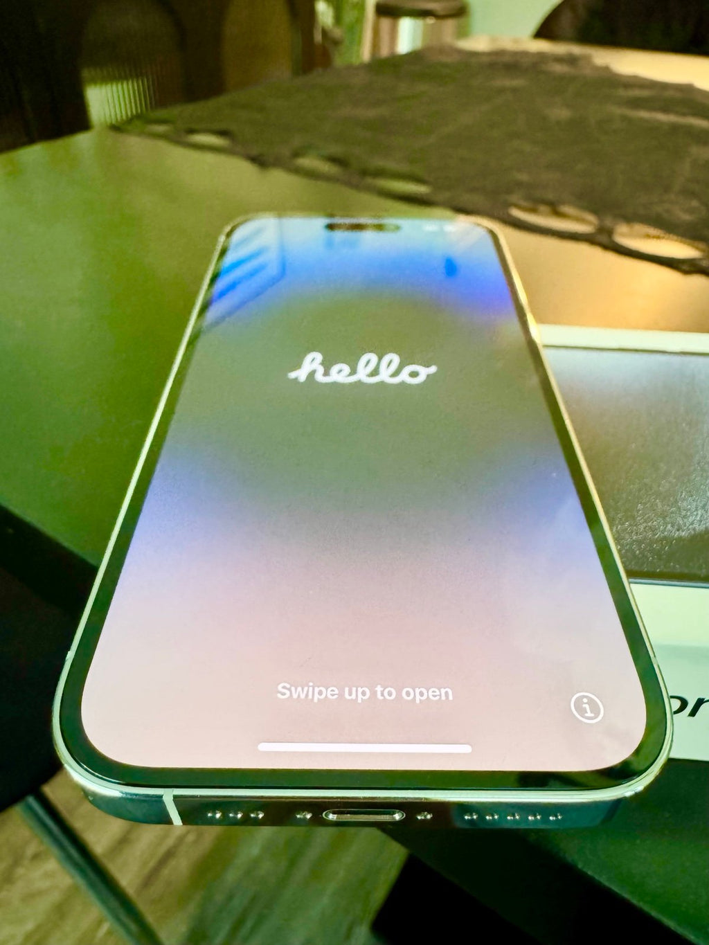 TMobile iPhone 14 Pro 128 GB silver/white LIKE NEW GREAT SHAPE 3K92