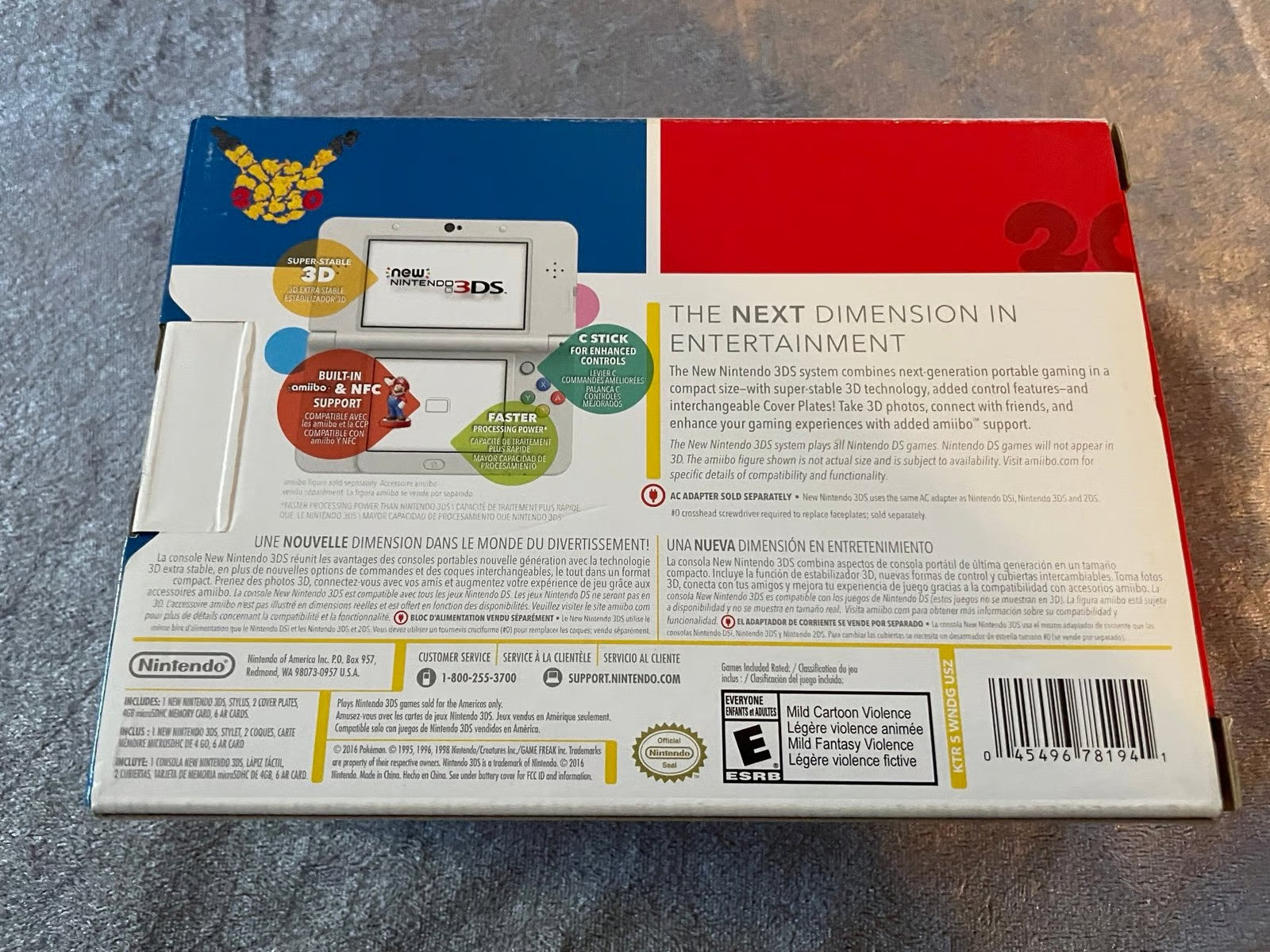 New Nintendo 3ds Pok茅mon 20th anniversary