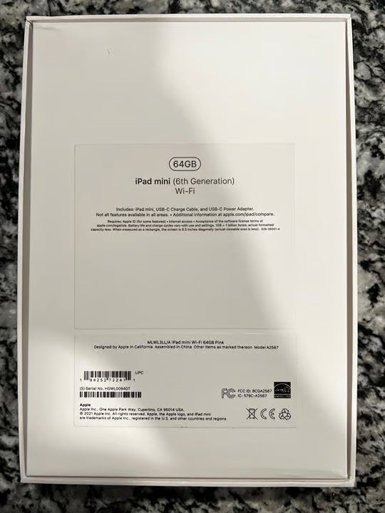 Ipad Mini 6th Gen 64gb - Pink 9J71
