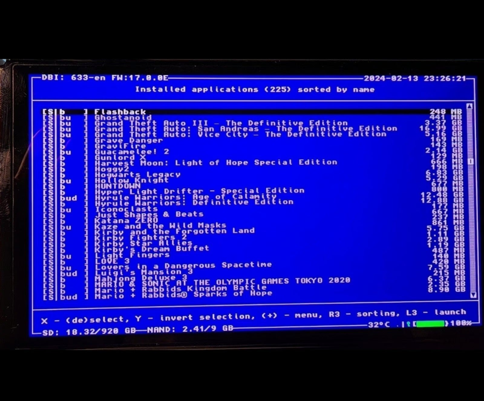 Nintendo switch oled picofly 5M86