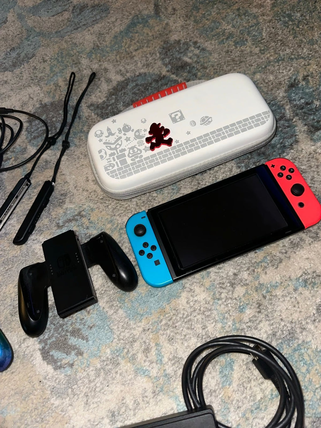 Nintendo Switch Full Set Console Game Controller Case Bundle 1P16