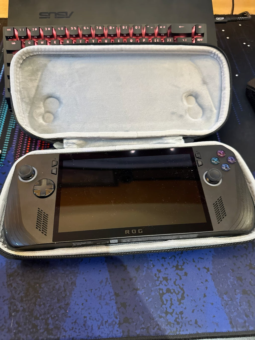 ASUS ROG Ally X with ROG Cetra Wireless Headphones 3R87