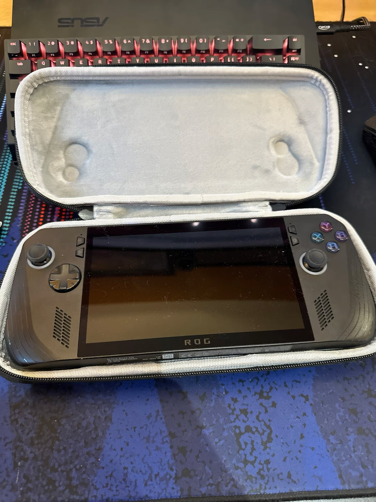 ASUS ROG Ally X with ROG Cetra Wireless Headphones 3R87