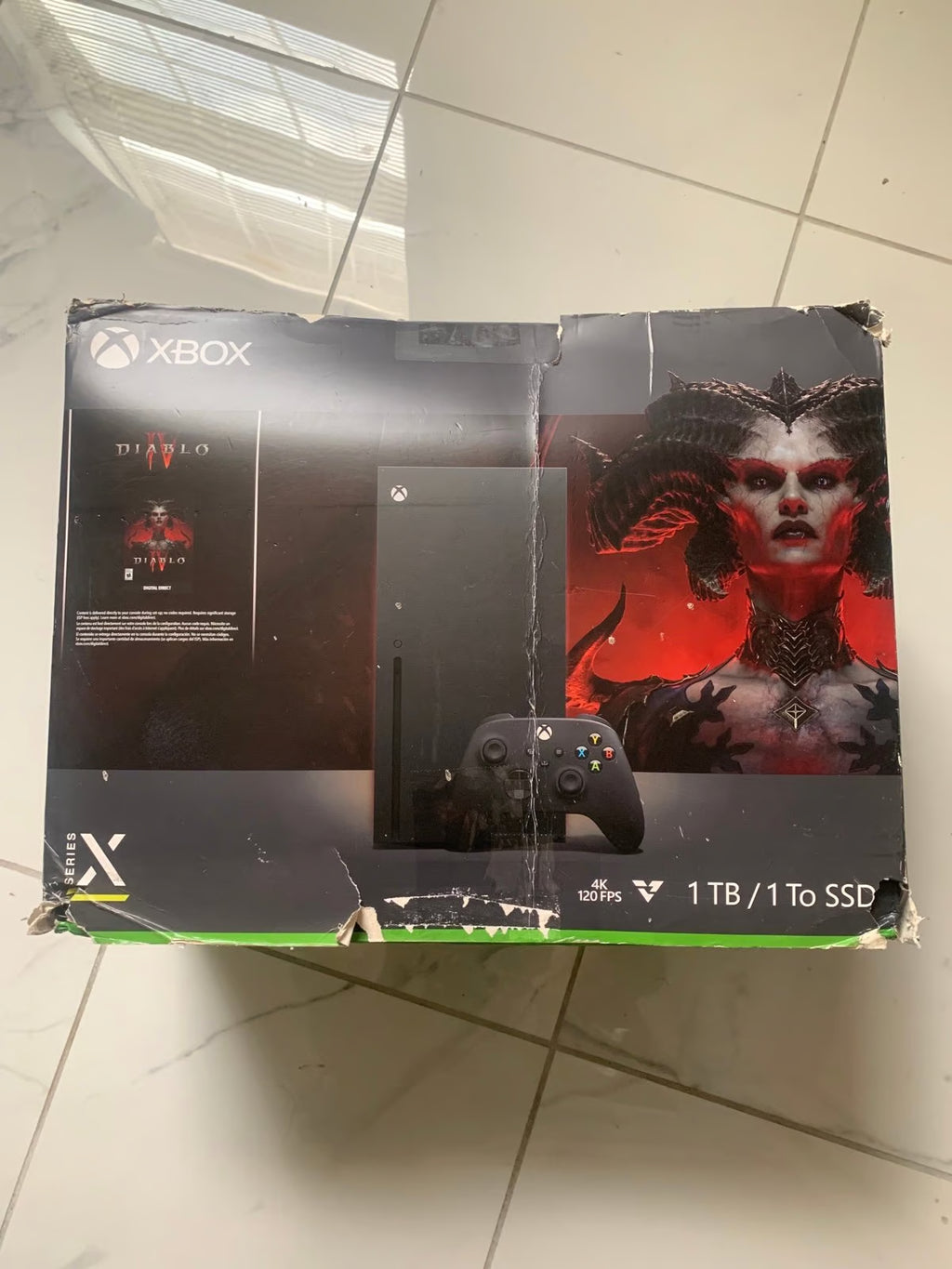 Open box Xbox series x diablo edition 6O28