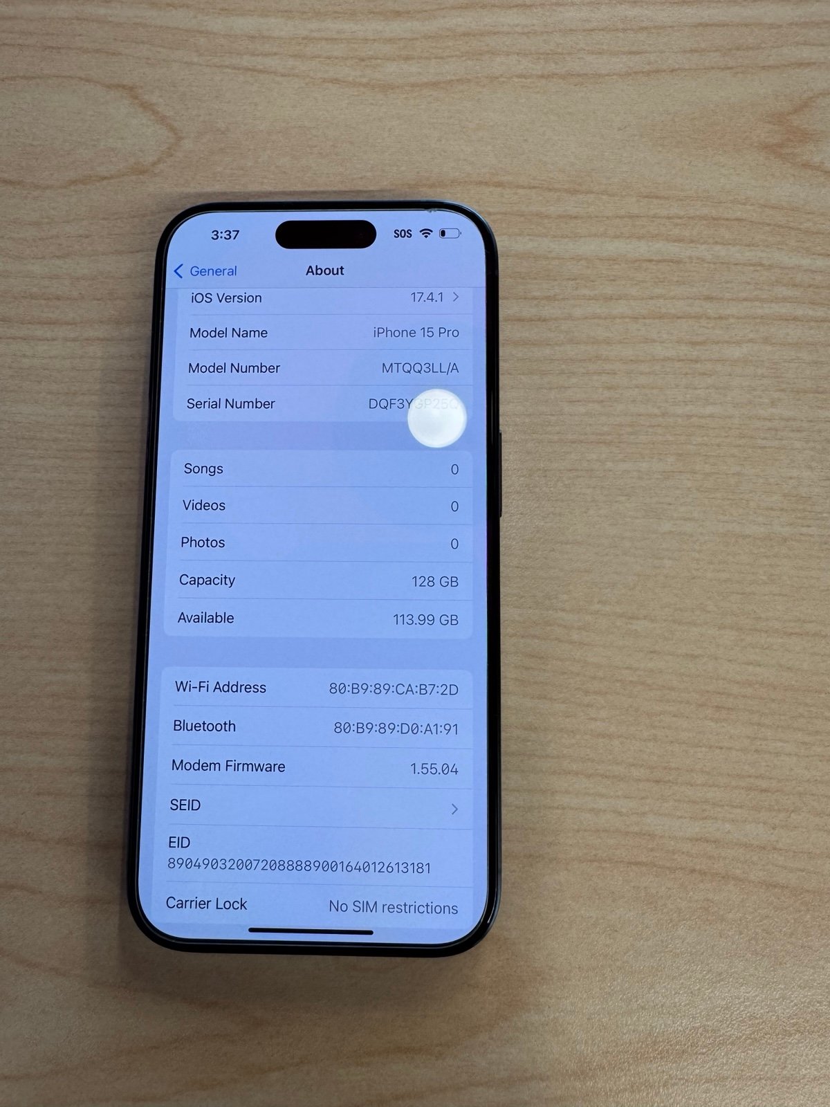 iPhone 15 pro unlocked 1D69