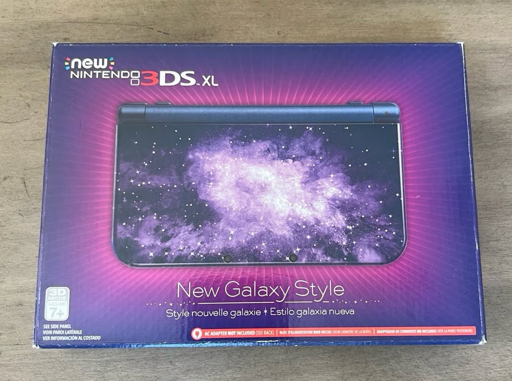 Nintendo 3DS XL Galaxy Edition Handheld System - Purple-Minor Flaw