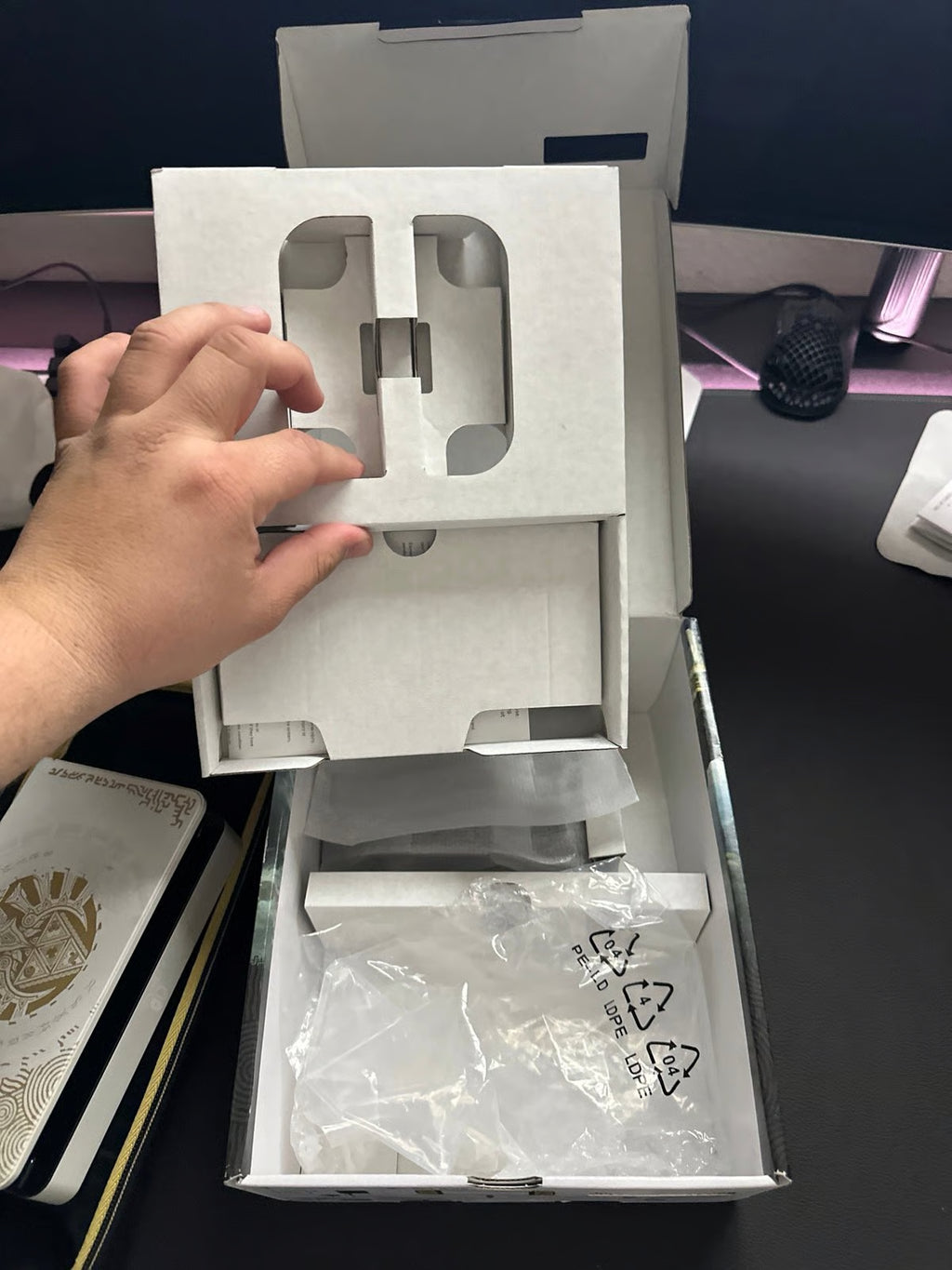 Nintendo Switch legend of Zelda tears of the kingdom OLED console 9R29