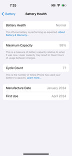 iPhone 15 pro Natural Titanium 256 GB Unlocked 8N92