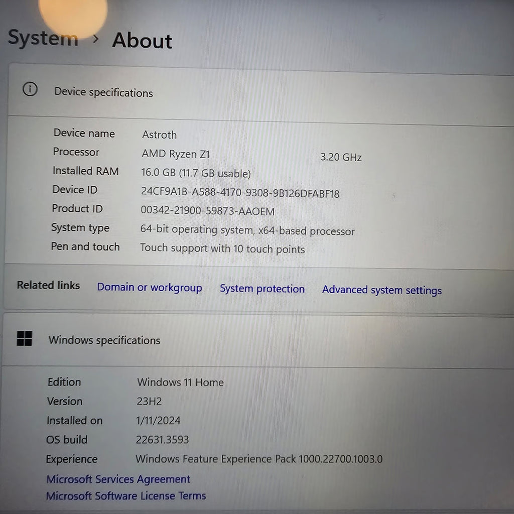 ASUS ROG Ally Z1 5V55