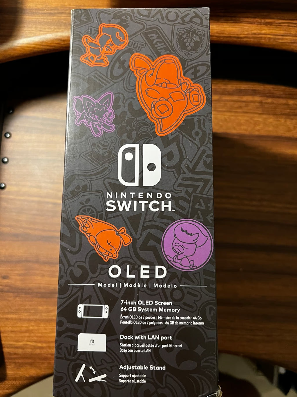 Nintendo Switch Pok茅mon OLED Scarlet and Violet Edition - NEW 3F21