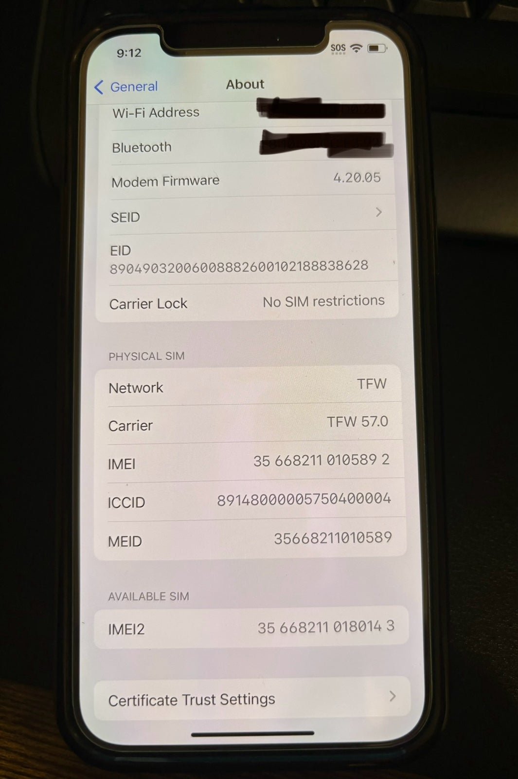 Apple iPhone 12 Pro 128gb 1F21