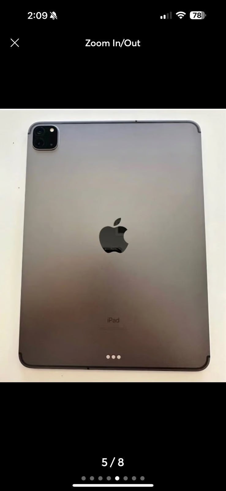 iPad Pro 11 inch (2nd generation) 512 Gb wifi+cellular unlocked 9P82