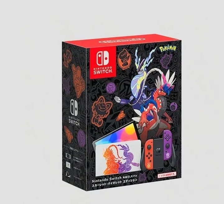 Nintendo Switch OLED Model Scarlet & Violet Edition 1J83