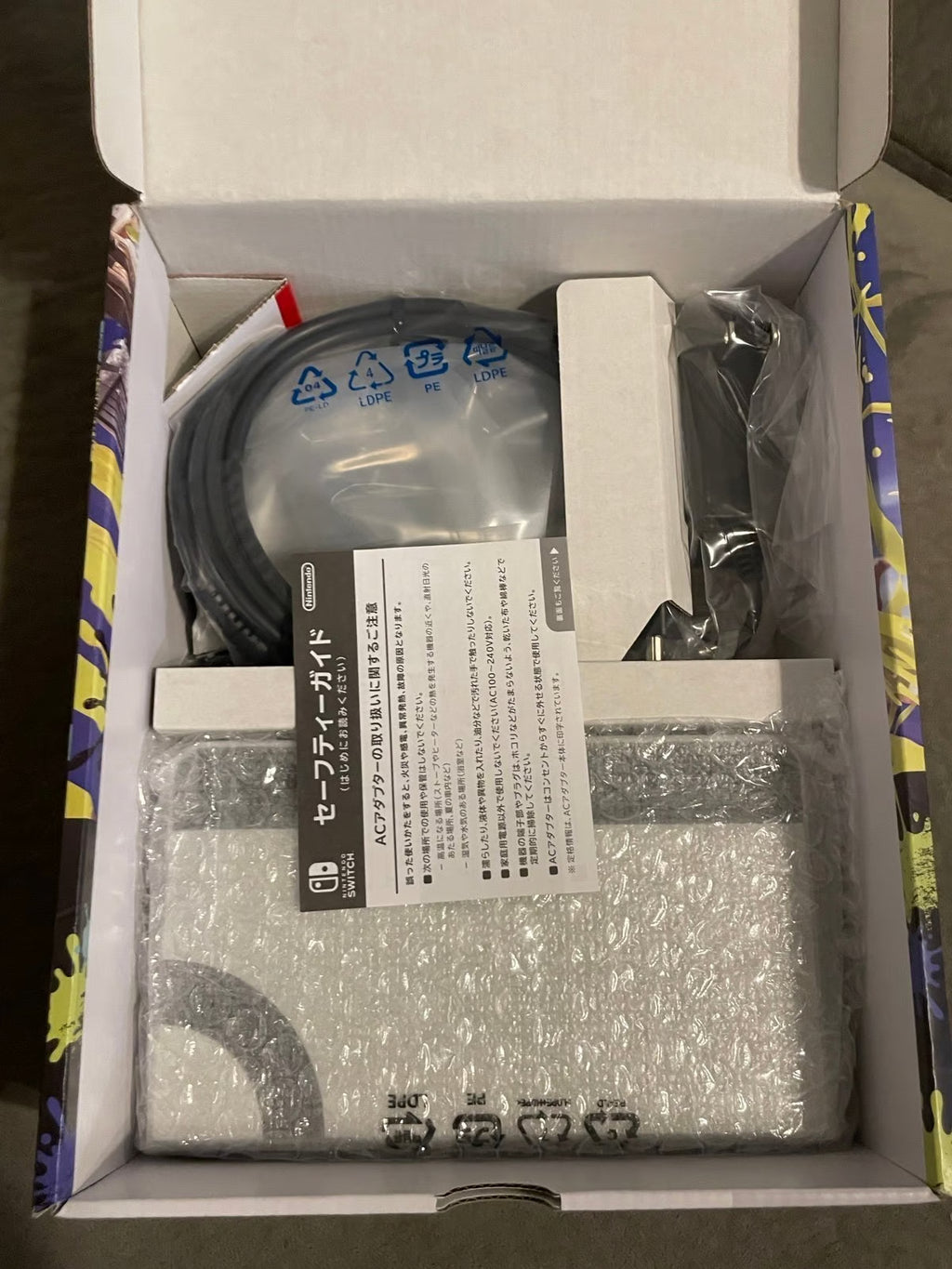 Nintendo Switch OLED Splatoon Edition Japanese Edition 1L63