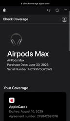 apple airpods max space gray (with apple coverage) 5O12