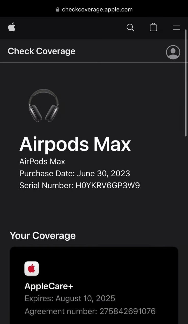 apple airpods max space gray (with apple coverage) 5O12