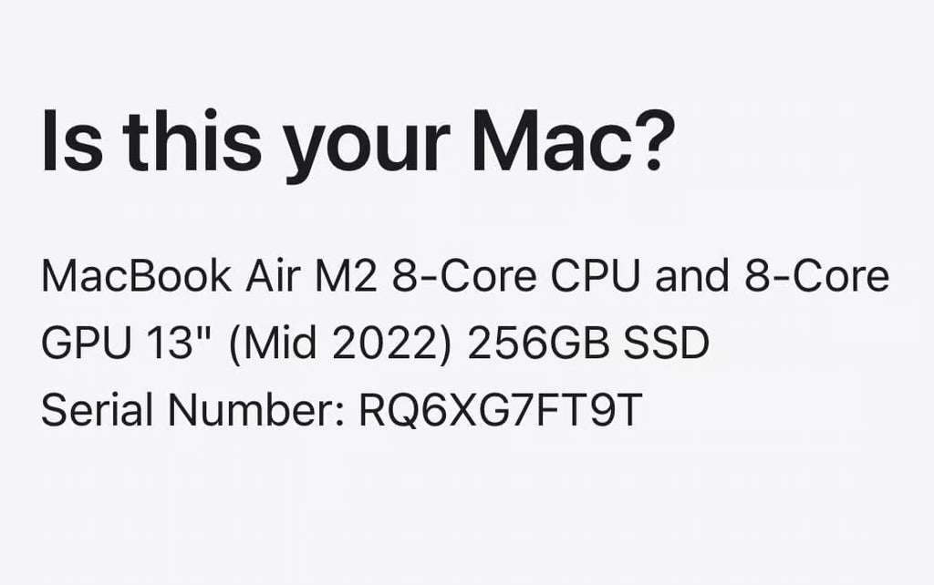 HOLD TIL AUGUST 16鈥搈acbook air m2 6C65
