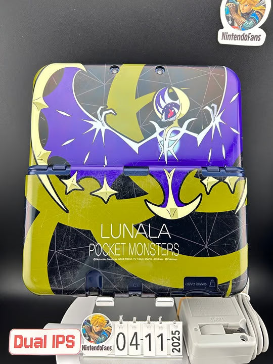 Dual IPS/ New 3DS XL Blue w 128GB SD Card/Near Mint/ 7563/ US Seller