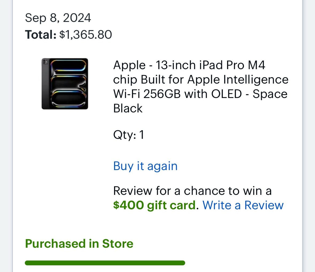 Ipad Pro 13 inch M4(With Apple Intelligence) 9E86