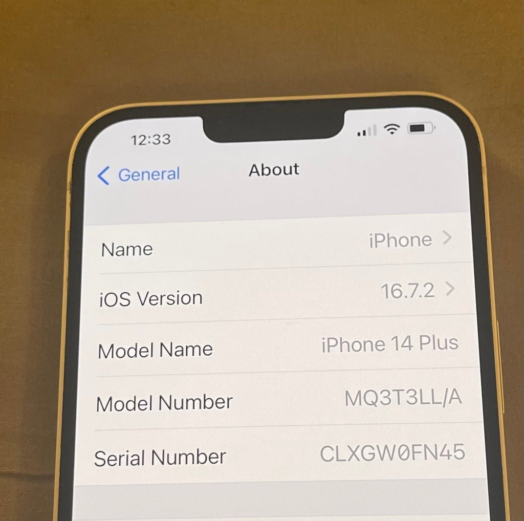 iPhone 14 plus unlocked starlight 8E35