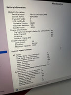 MacBook Pro 2021 16 inch 5R93