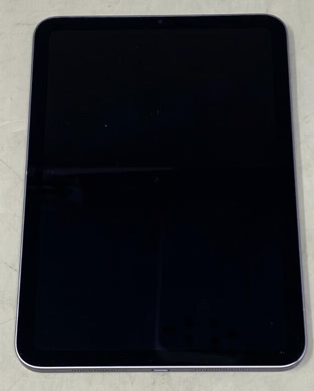 Apple iPad Mini 6th Gen 8.3"" A2567 64B Wi-Fi Only Purple iOS- B-/Screen Burns/S2 2R91