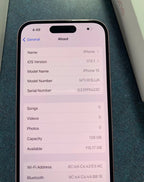 Apple iPhone 15 - 128 GB - Pink (AT&T) CHECK ESN - READ!  ATT ONLY 8B32