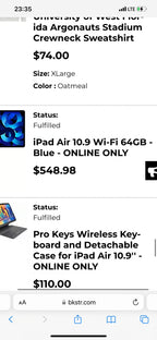 iPad Air 10.9 64 GB with keyboard and pencil 6W93