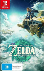 Nintendo Switch - OLED Model White with Zelda Tears of the Kingdom game 3P33