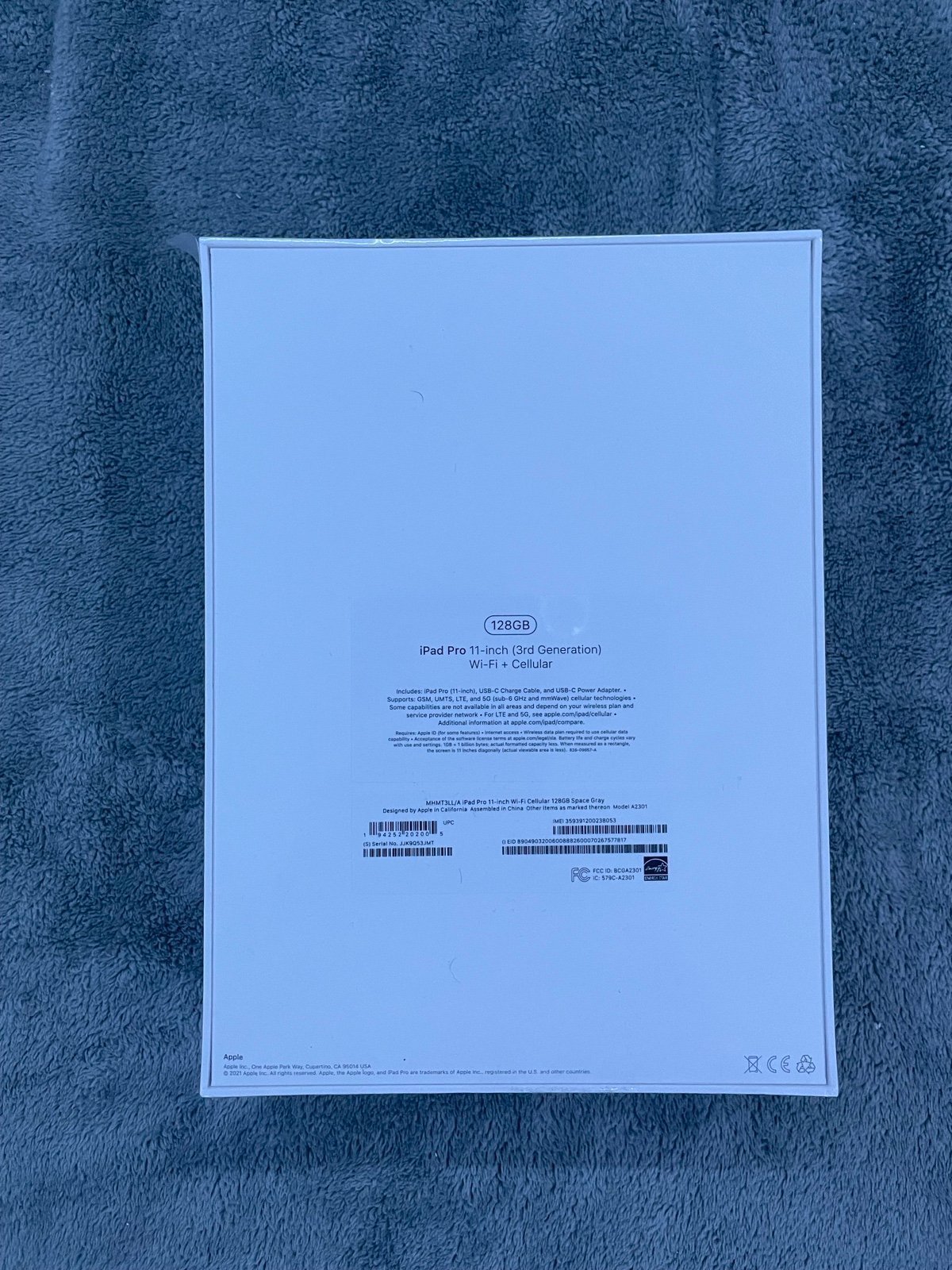 iPad Pro 3rd generation 11-inch 128 GB 9M63